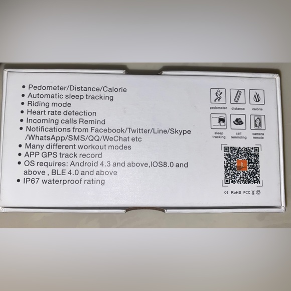 Heart Rate Detection Waterproof Smart Wristband Women's Beige - Picture 8 of 8